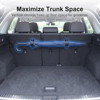 2 PCS Car Trunk Umbrella Holder Clip, Heavy‑Duty ABS Umbrella Fixing Clamp - Image 3