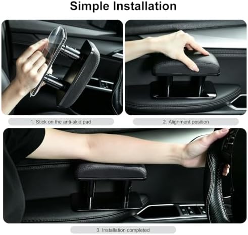 Car Armrest Pad, Car Door Arm Rest Cushion，Left Elbow Support, General Leather - Image 6