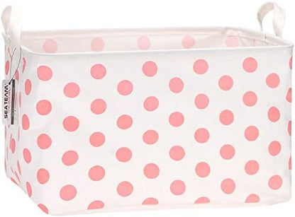 Sea Team Large Rectangle Open-Top Canvas Storage Basket by SeaTeam