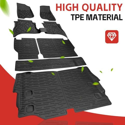 Cargo Mat with Floor Mat Compatible with 2021-2025 Jeep Wrangler JL Unlimited - Image 6