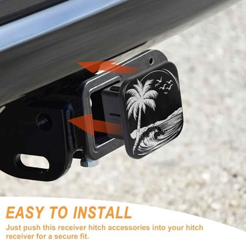 2" Trailer Hitch Cover Rubber Receiver Tube Cap Trailer Hitch Covers - Image 4