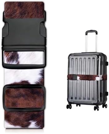 Luggage Straps for Suitcases, Heavy Duty Travel Belt by JYCardPKT