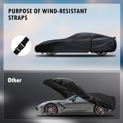 Waterproof Car Cover Fit for Chevrolet Corvette C4 C5 C6 C7 C8 1980–2026 - Image 5