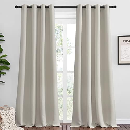 NICETOWN Natural Room Darkening Curtains by NICETOWN