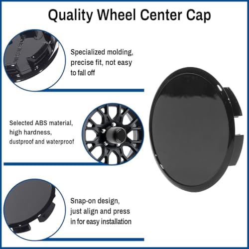 Open End Plus Plug Center Caps for Trailer RV Replacement EZ Lube Cap - Image 4