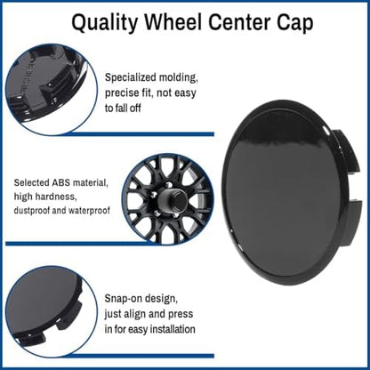 Open End Plus Plug Center Caps for Trailer RV Replacement EZ Lube Cap - Image 4