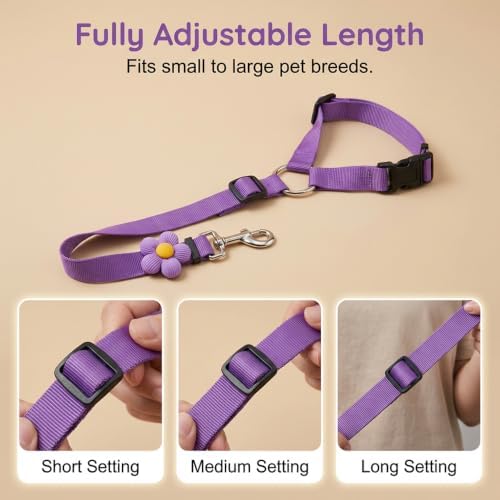 2 Pack Dog Car Seat Belt, 2026 New Pet Dog Leash - Image 6