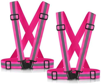 Reflective Vest Running Gear, 2-10Pack High Visible Safety VES by SAWNZC