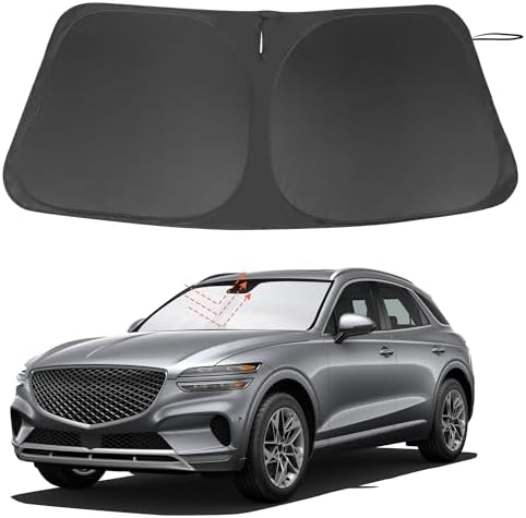 Windshield Sun Shade for 2022-2026 Genesis GV70 Accessories by LHFLIVE