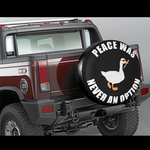 Funny Goose Peace was Never an Option Spare Tire Cover Wheel Protectors - Image 4