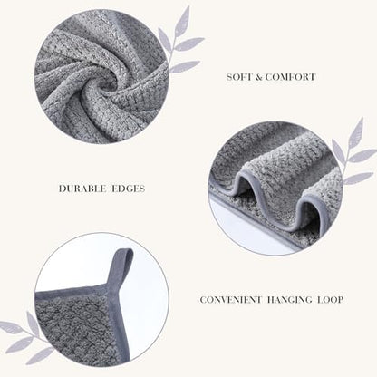 35X70 Inches Extra Large Bath Towels Sets of 4-Piece Bathroom Towel Set - Image 5