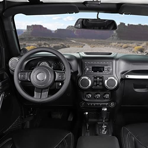 SEG Direct Breathable Car Steering Wheel Cover Large Size 15.5-16 inch - Image 2
