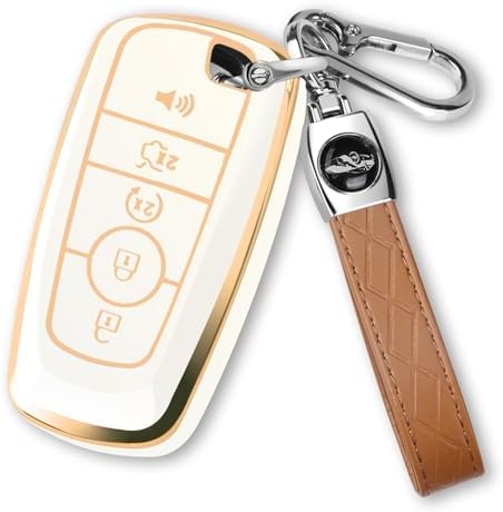 For Ford Key Fob Cover Full Protection 5 Button by MILDEAST
