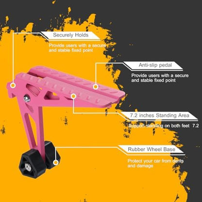 COWVIE Foldable Car Door Step Stand Pedal - Image 4