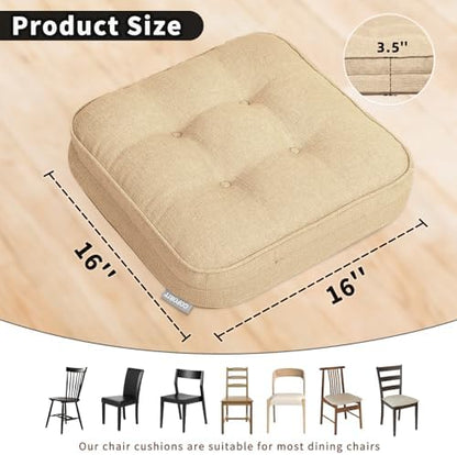 GOFORIT Memory Foam Cushion，Square Seat Cushions - Image 2