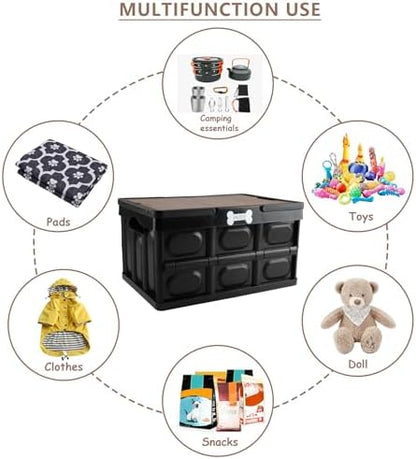 Outdoor Dog Toy Bin wtih Handles, Collapsible Dog Stuff Organizer Portable - Image 5