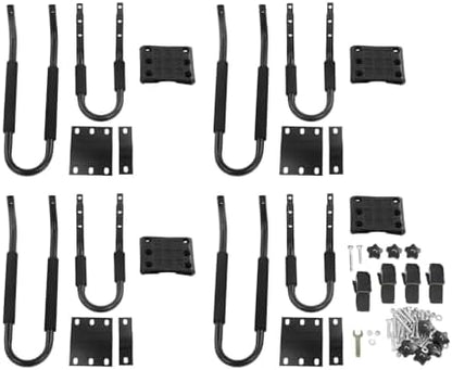 Kayak Roof Top Mount Rack, Sturdy Alloy Steel Carrier - Image 6
