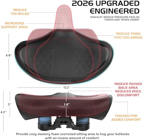 Noseless Bike Seat Cushion for Men & Women - Image 4