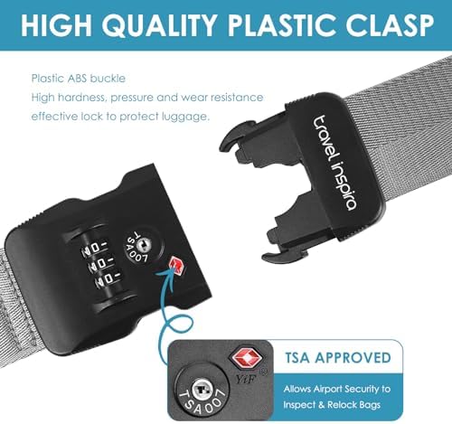 Travel Inspira Anti-Theft Suitcase Belt - Image 6