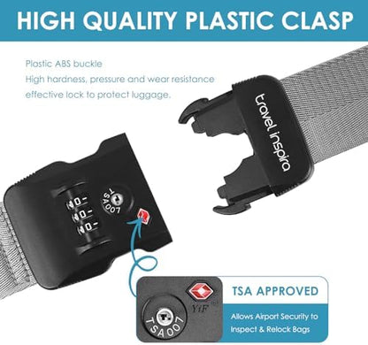 Travel Inspira Anti-Theft Suitcase Belt - Image 6