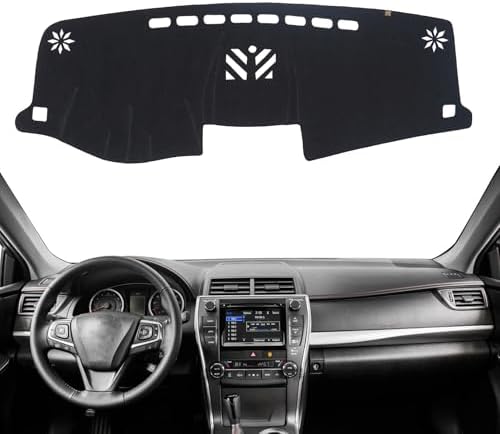 Dashboard Cover Dash Mat Fit for to-yota Camry 2017-2012, Car Dash Board Mat by KEYOOG