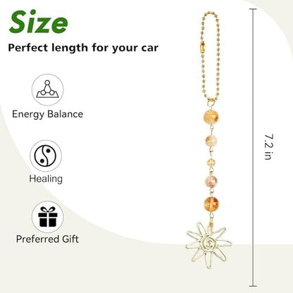 Car Rear View Mirror Accessories Sunny Car Hanging Ornament - Image 4