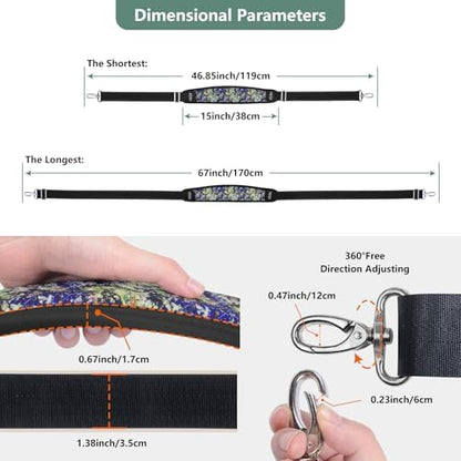 67 Inch Shoulder Straps, Soft - Image 3