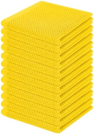 Homaxy 100% Cotton Waffle Weave Kitchen Dish Cloths 12-Pack by Homaxy