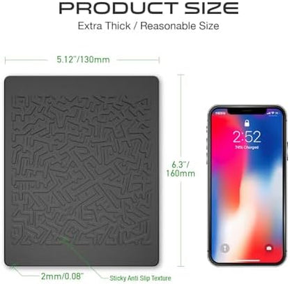 JIMISHA Car Dashboard Non-Slip Mat, Anti-Slide Sticky Dash Pad, Cell Phone - Image 3