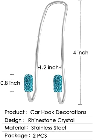 Guoord Bling Auto Hooks, Car Hangers Organizer Seat Headrest Hooks，Bag - Image 6