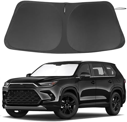 Windshield Sun Shade for 2024 2025 2026 Toyota Grand Highlander by LHFLIVE