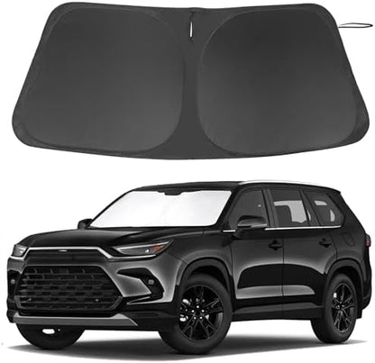 Windshield Sun Shade for 2024 2025 2026 Toyota Grand Highlander by LHFLIVE