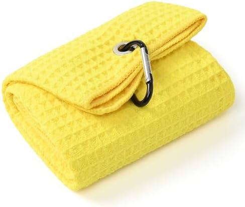 Mile High Life Golf Towel 16x24 inch, Upgraded Large Waffle Weave by MileHighLife