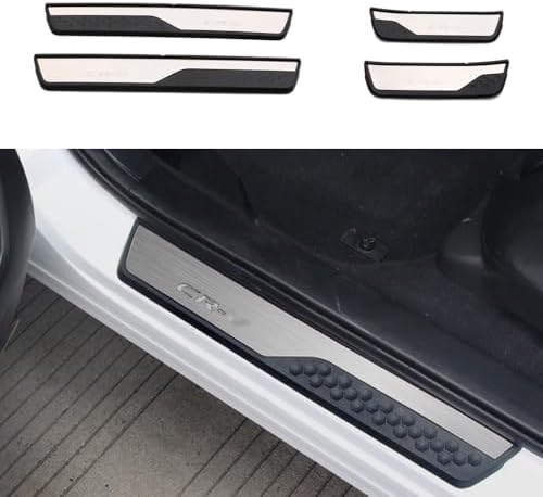 4Pcs Stainless Steel Car Door Sill Scuff Plate Guard Sills by CEBAT