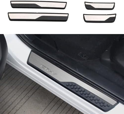 4Pcs Stainless Steel Car Door Sill Scuff Plate Guard Sills by CEBAT