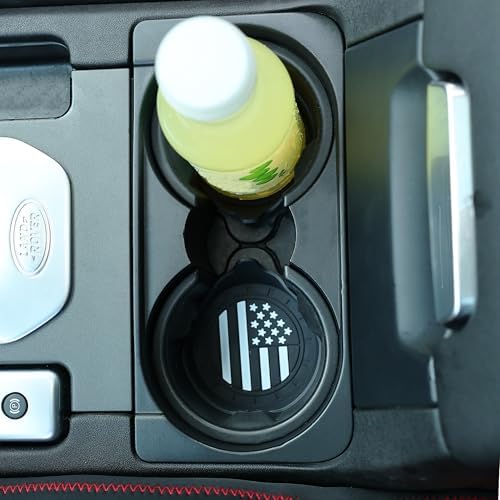 Amooca 2-Pack Car Cup Coaster Silicone Spill-Proof Cup Holder Inserts - Image 2