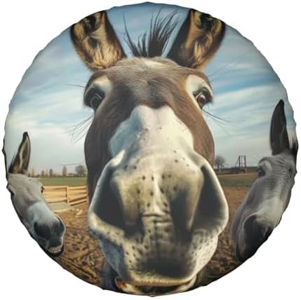 Funny Donkey Spare Tire Cover Wheel Protectors Waterproof Wheel Covers - Image 7