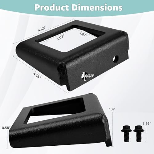 Bolt-On Anti-Rattle Tightener for 3 inches Receiver Hitch, Heavy Duty Quiet - Image 6