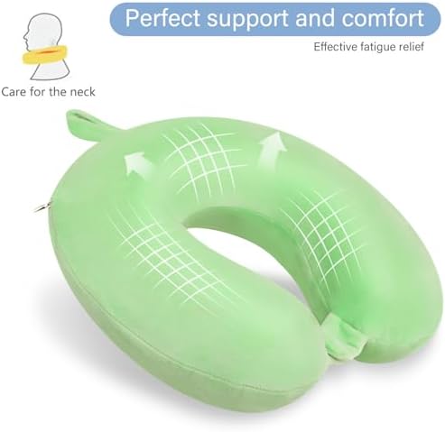 Neck Pillow for Travel U Shape Memory Foam Pillows - Image 4