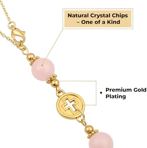Crystal Cross Car Charm for Rearview Mirror, Car Mirror Hanging Accessories - Image 4