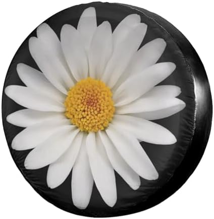 Delerain Spare Tire Cover Daisy Wheel Covers Waterproof Dust-Proof UV Sun by Delerain