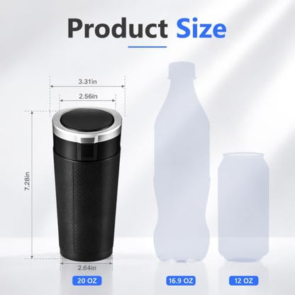 Car Trash Can with Lid, 1 Pack - Image 2