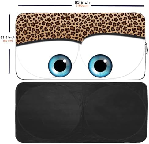 GVEN Windshield Sun Shades Car Sun Shade Protector Blocks UV Rays - Image 2