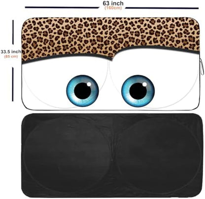 GVEN Windshield Sun Shades Car Sun Shade Protector Blocks UV Rays - Image 2