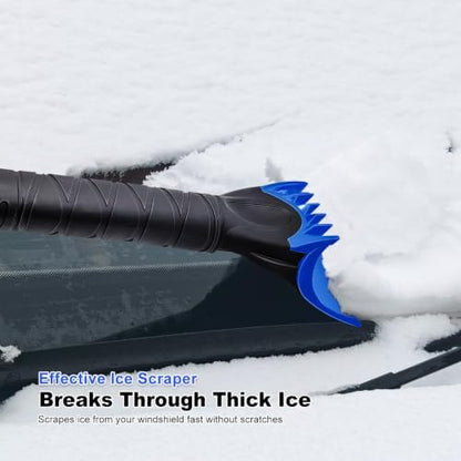 SEAAES 48 Inch Extendable Snow Brush, Windshield Ice Scraper - Image 5