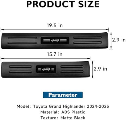BIBLOZ ABS Material Door Sill Protector Compatible - Image 3