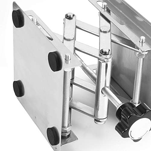 ZOENHOU 2 PCS 4 x 4 Inch Lab Jack Scissor Stand Lifting Platform, Stainless - Image 4