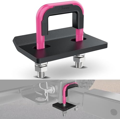 Nilight Trailer Hitch Tightener Anti-Rattle Hot Pink U-Bolt by Nilight