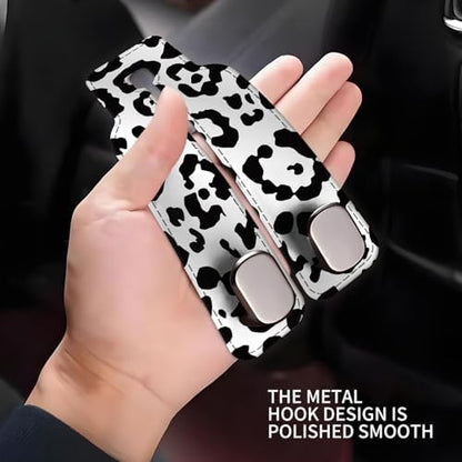 Car Seat Headrest Hook, Universal Leather Cute Hanger Holder Hook, Storage - Image 4