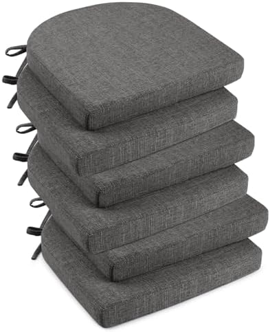 downluxe Indoor Chair Cushions for Dining Chairs, Soft and Comfortable Textured by Downluxe